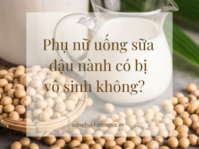 Chị em phụ nữ uống sữa đậu nành có bị vô sinh không? 