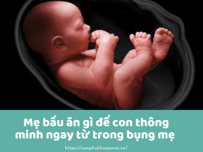 Mẹ bầu ăn gì để con thông minh ngay từ trong bụng mẹ - sản phụ khoa Anna